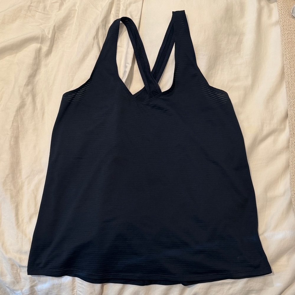 Athleta Navy Blue Top